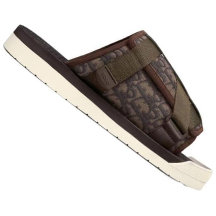 DIOR Alpha Sandal Ebony DIOR Oblique Jacquard