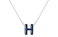 HERMES Pop H Necklace Collection Necklace Women's Silver