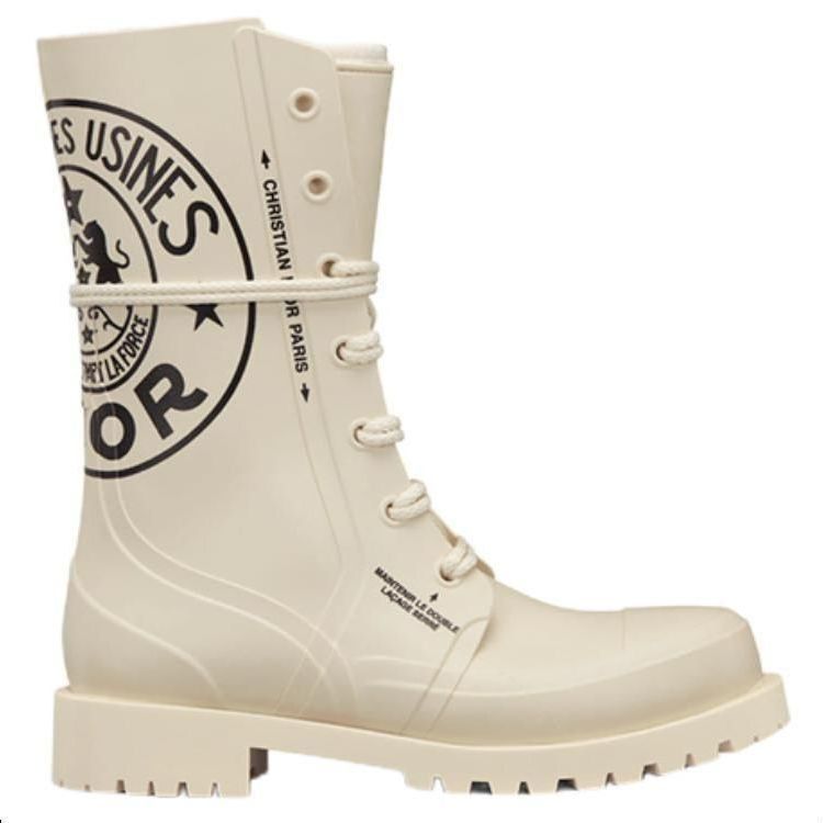 DIOR DIORCamp Ankle Boot Beige DIOR Union Rubber Women's