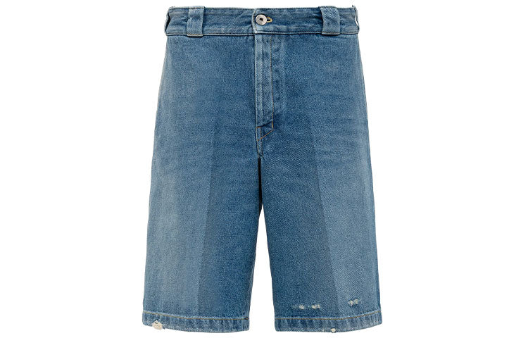 PRADA Denim Shorts Men Blue