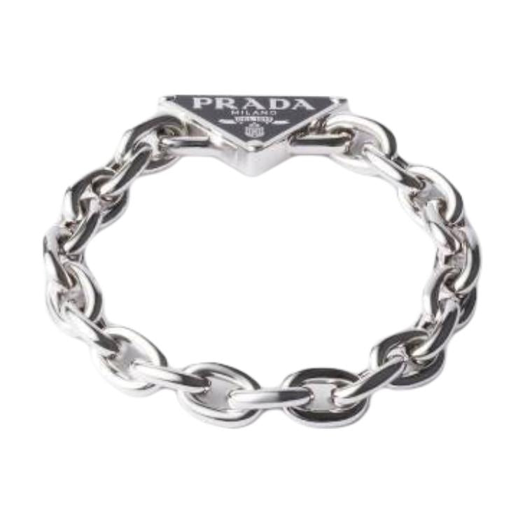 PRADA Silver Bracelets Men's Silver