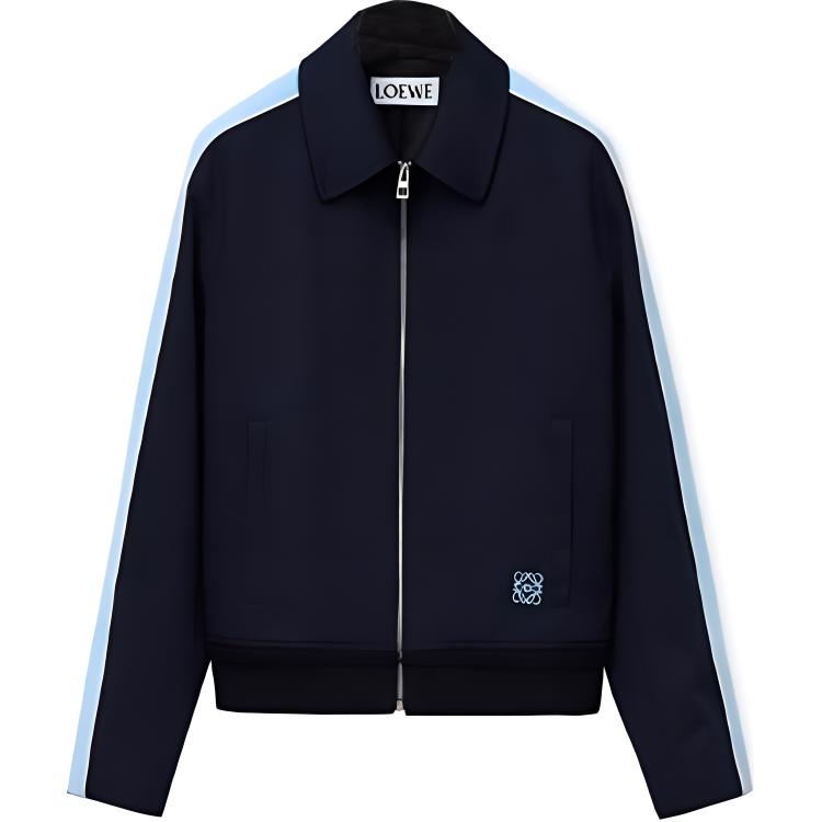 LOEWE Jackets Men Navy Blue