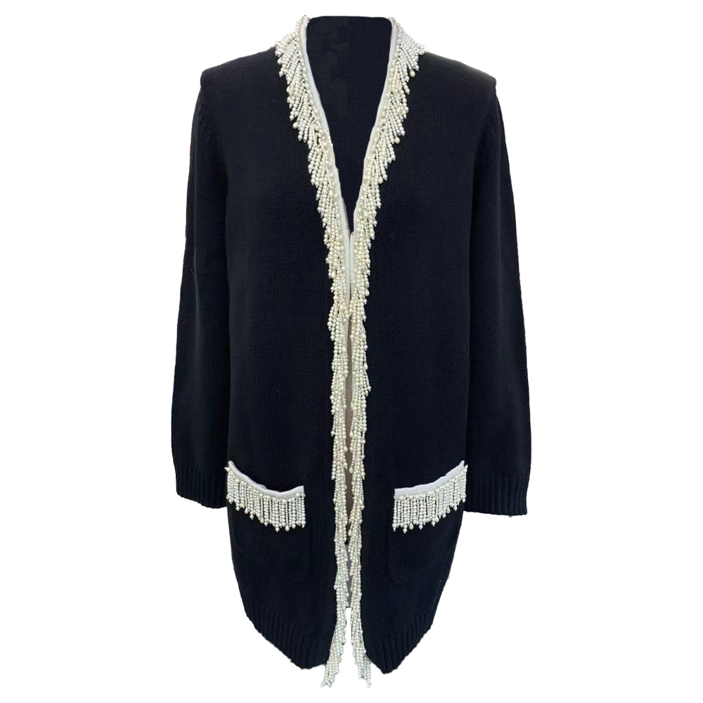 CHANEL Cashmere Sweater Women's Black