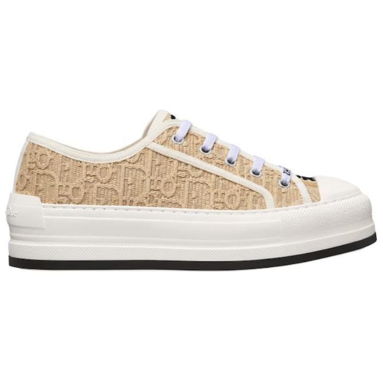 DIOR Walk'n'Dior Low-Top Skateboard Shoes Women's Light Brown
