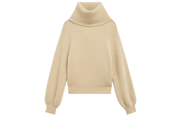 CELINE Loose Fit Sweater Women's Vanilla