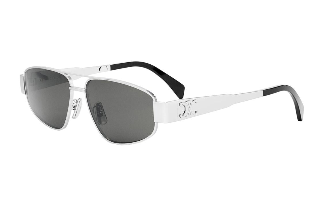 CELINE Aviator Sunglasses Men's Silver