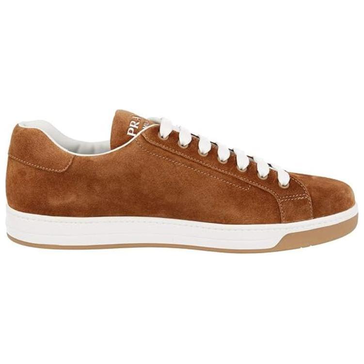 PRADA Low-Top Skateboard Shoes Men's Brown