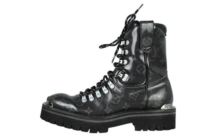 LOUIS VUITTON Outland Boots 'Black with Monogram' 1A4K2J