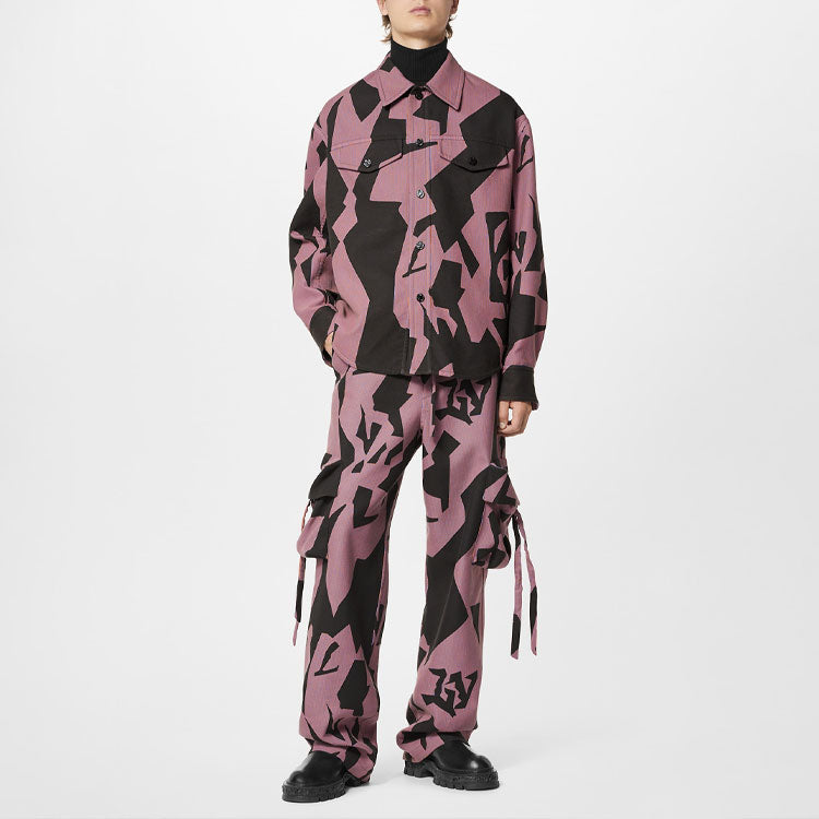 LOUIS VUITTON SS23 Cargo Pants Men's Pink