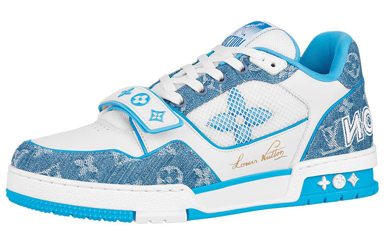 LOUIS VUITTON Lv Trainer 'Monogram Denim Blue'