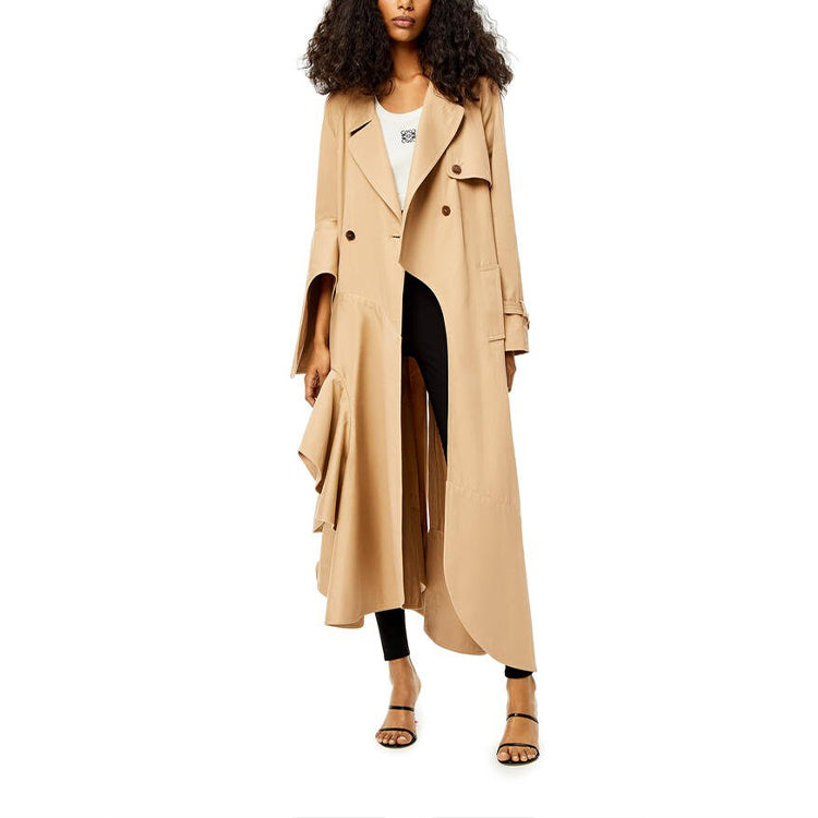 LOEWE Trench Coats Women's Beige