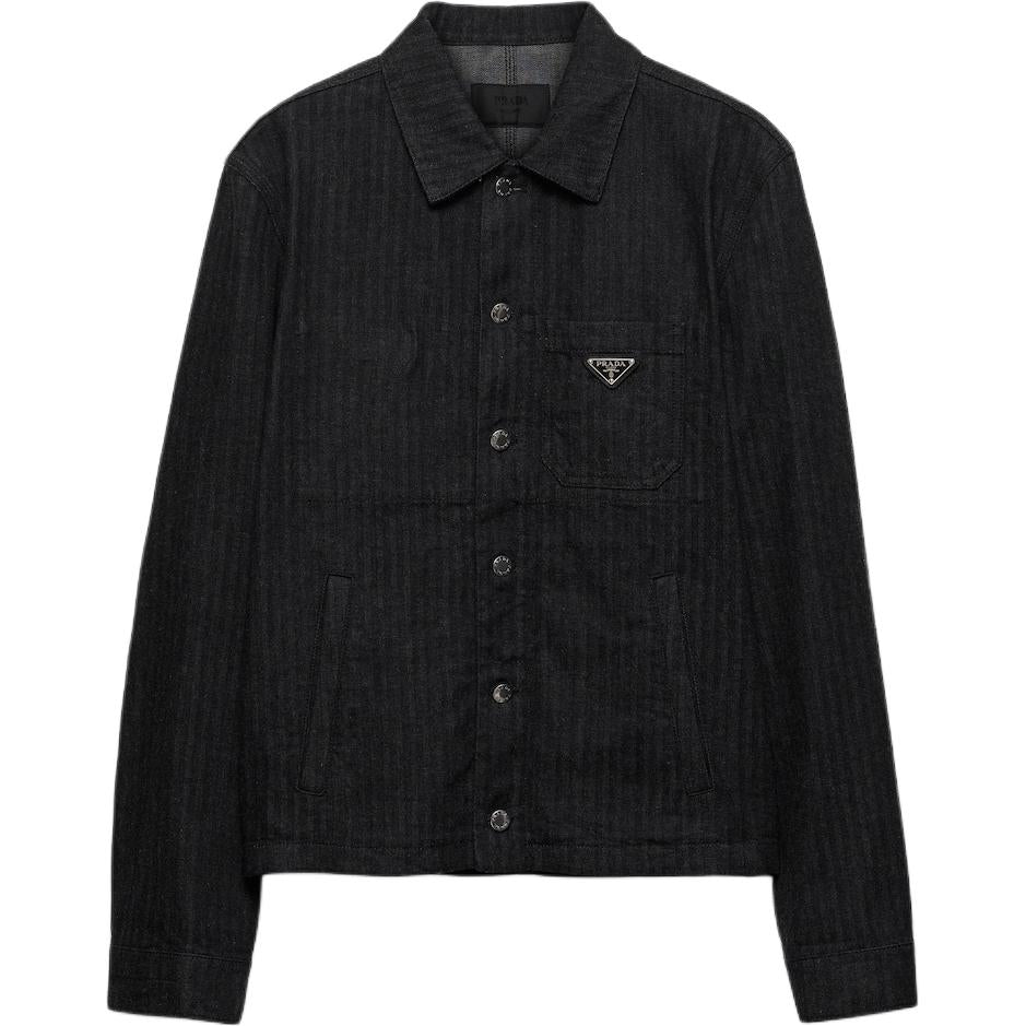 PRADA Chevron Denim Jacket