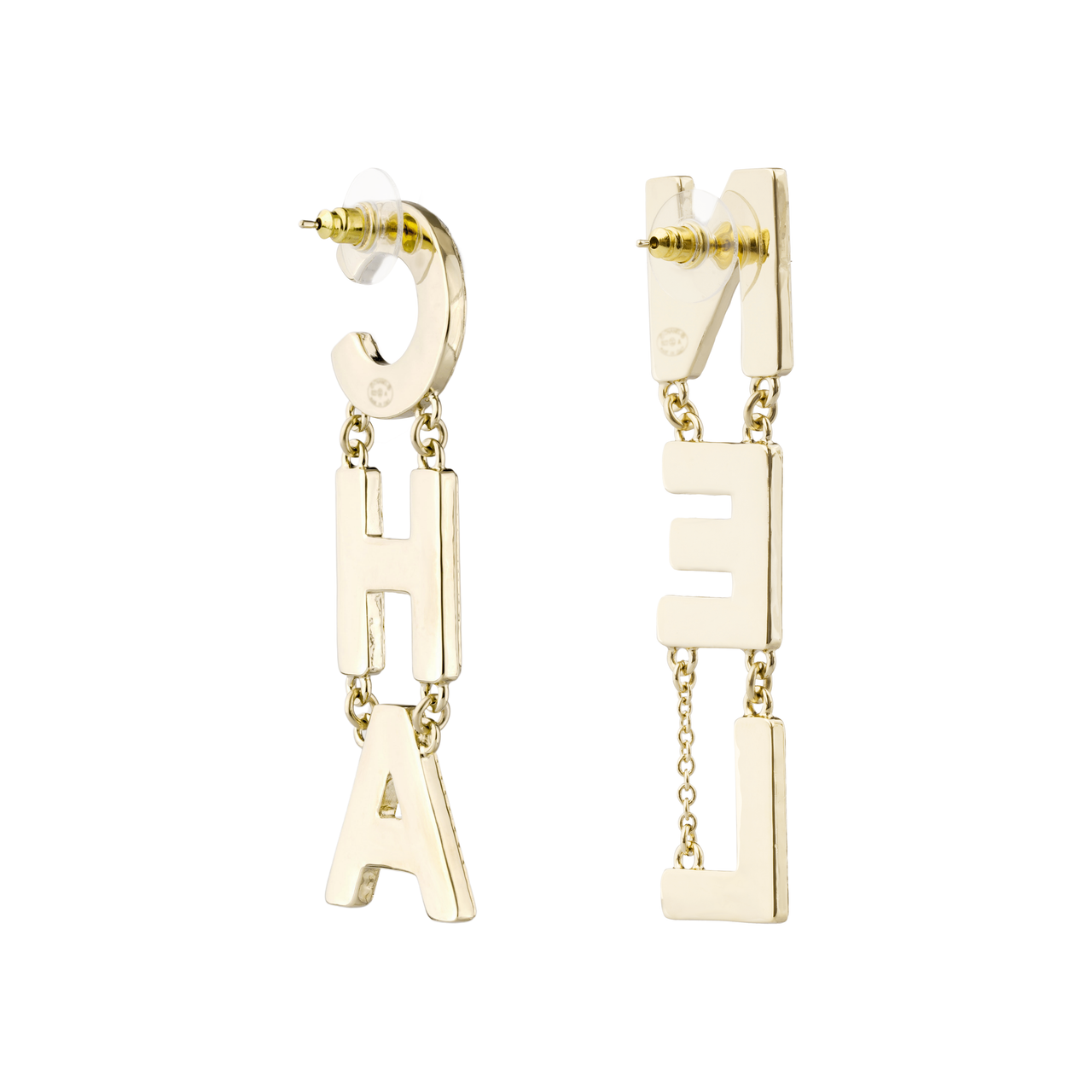 CHANEL Earrings Women's Black