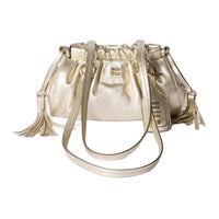 MIU MIU Lambskin Shoulder Bag Mini Women's Pyrite Color