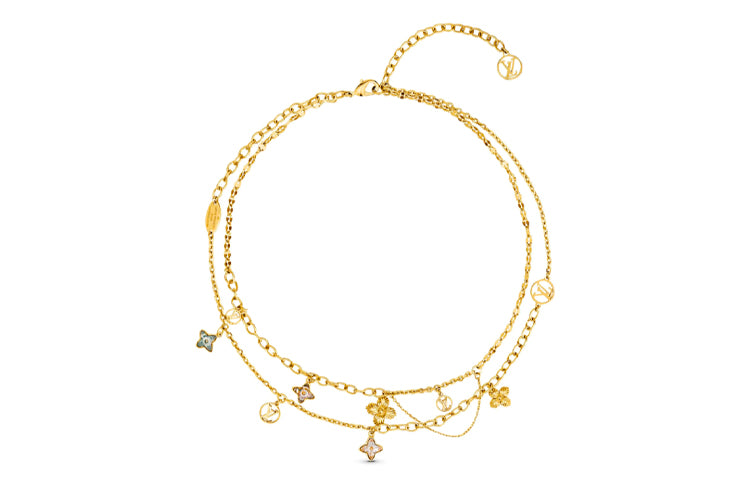 LOUIS VUITTON Blooming Strass Necklace