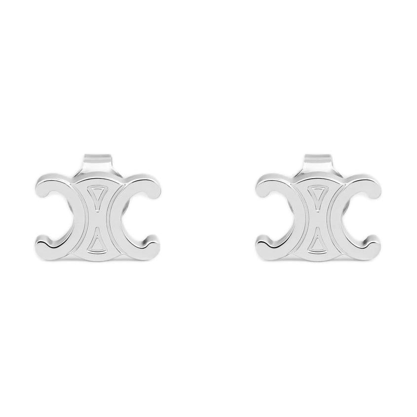 CELINE Triomphe Studs In Brass