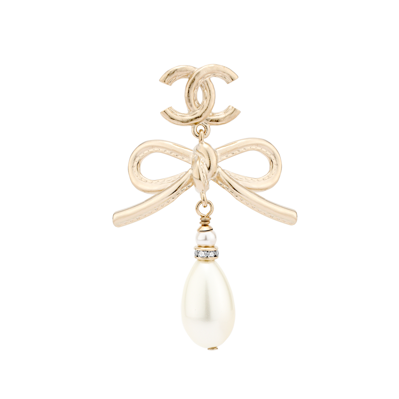 CHANEL Earrings Women's Gold