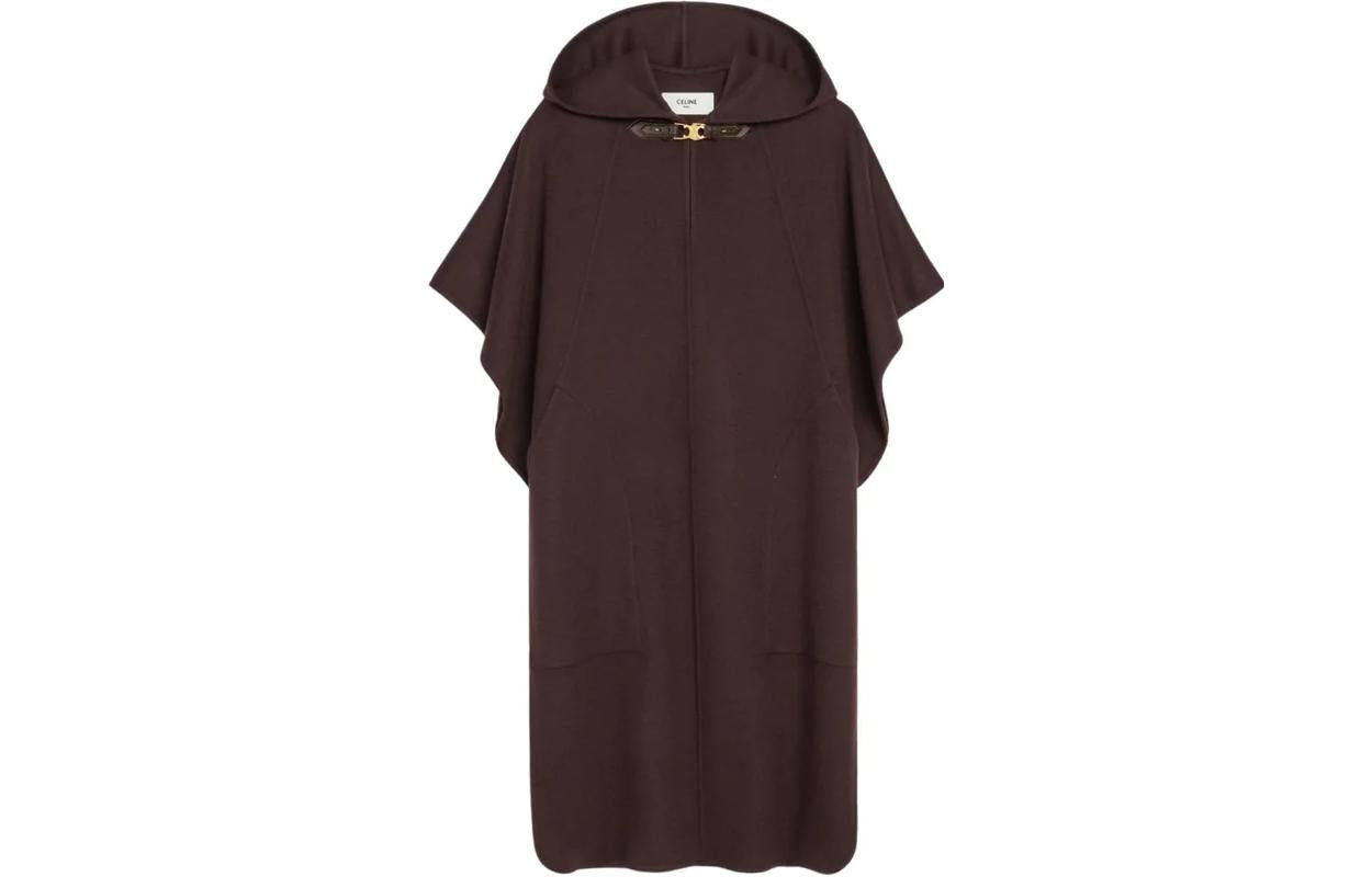 CELINE Cloaks Women's Dark Red