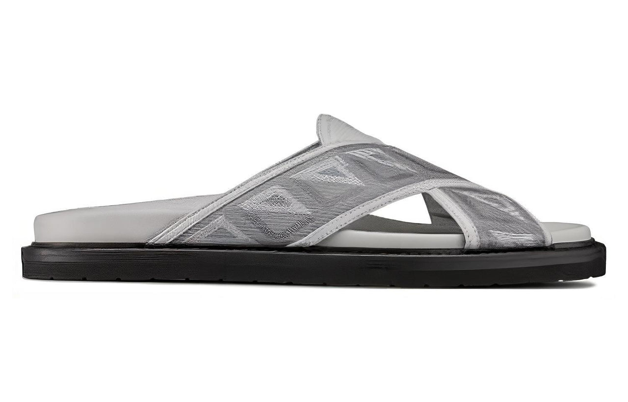 DIOR Aqua Sandal 'CD Diamond - Grey'