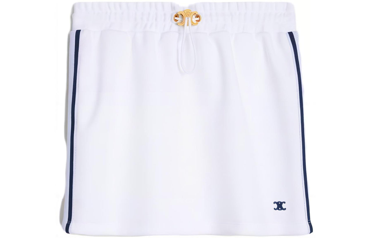 CELINE SS23 Casual Short Skirts Women's White