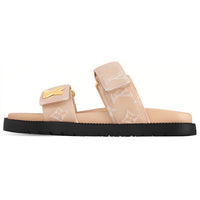 LOUIS VUITTON LV Sunset Slide Slippers Women's Light Brown