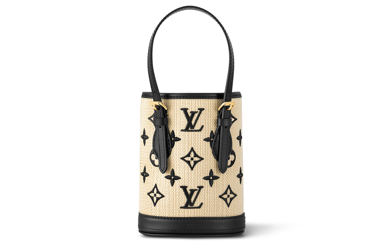 LOUIS VUITTON Nano Bucket Black
