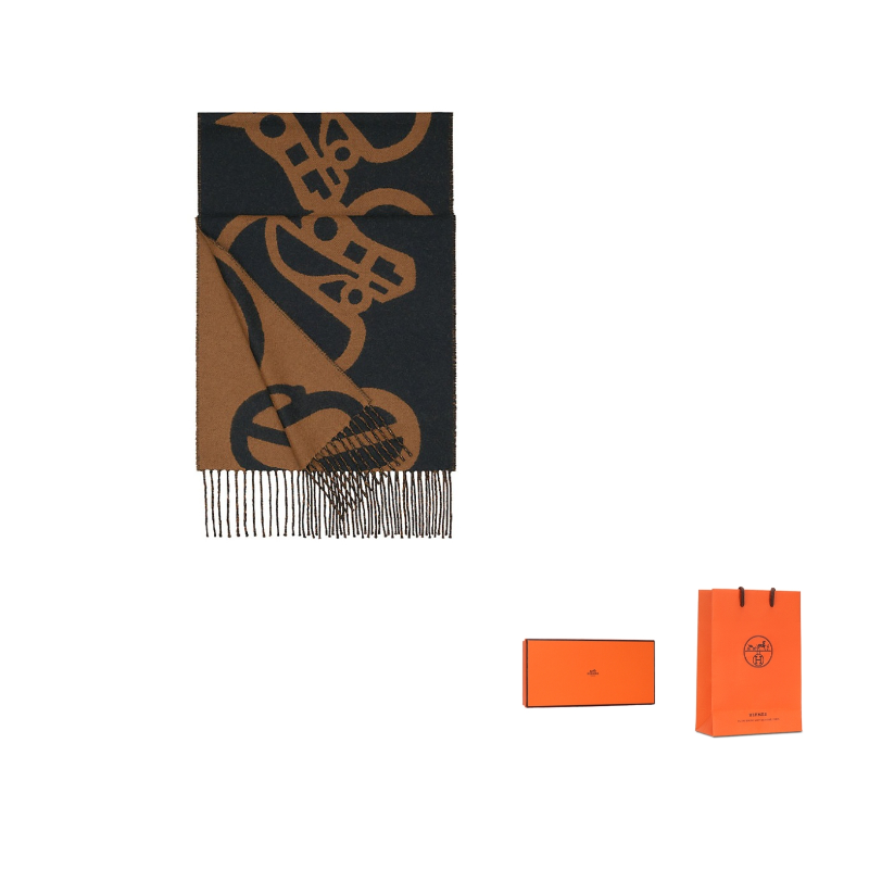 HERMES Knit Scarves Women's