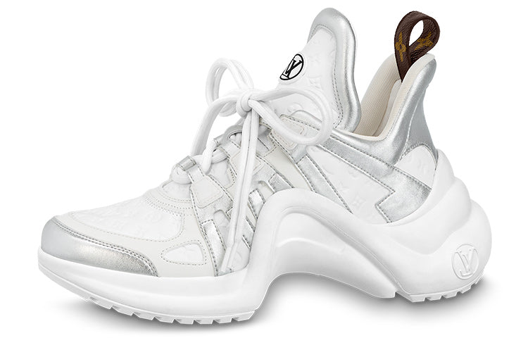 LOUIS VUITTON Lv Archlight Sneakers 'White Mini Monogram Silver' Women's