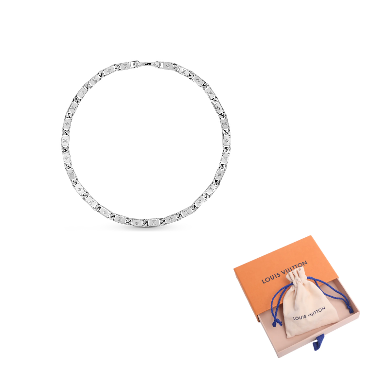 LOUIS VUITTON Monogram Tied Up Necklace