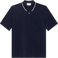 HERMES Polo Shirts Men Navy