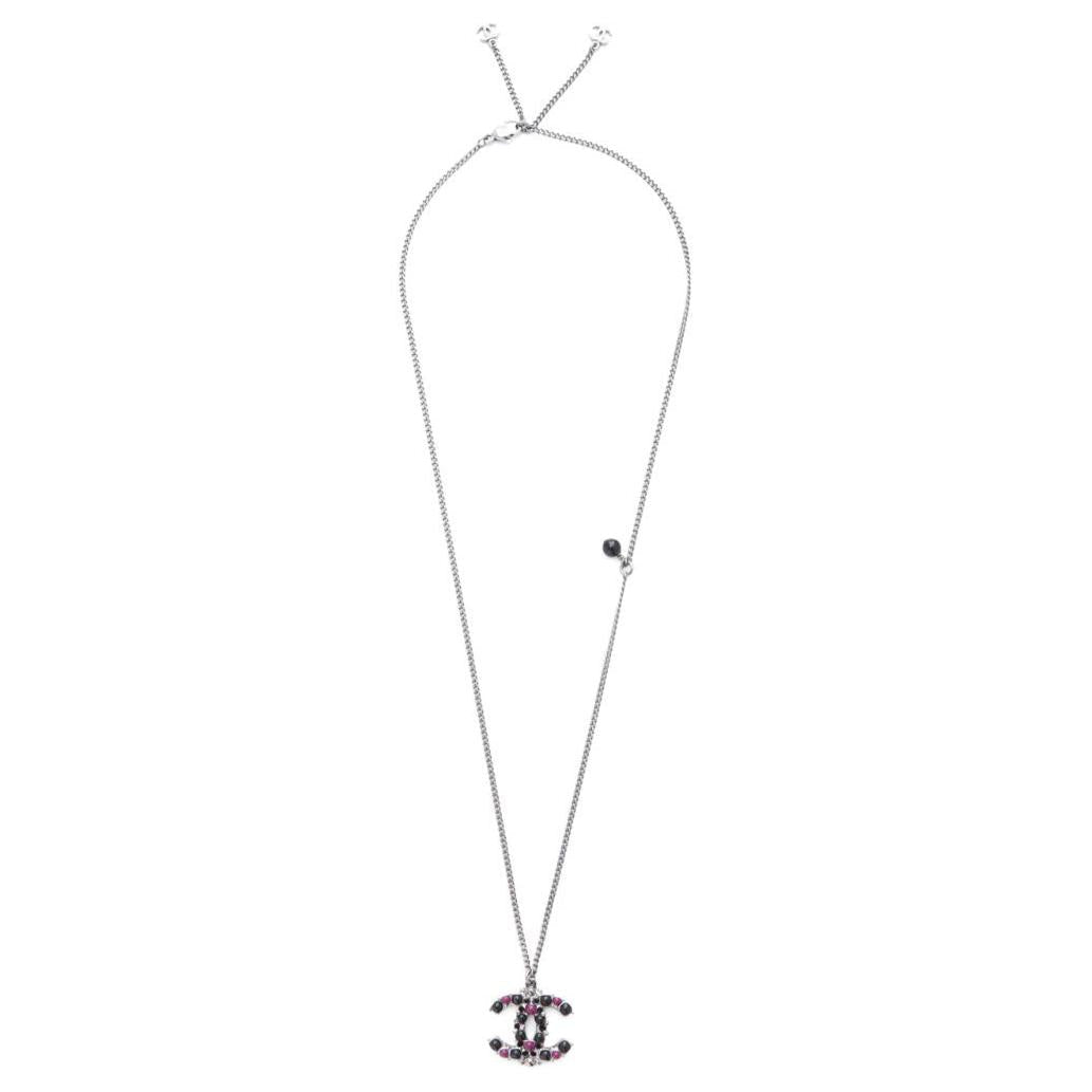 CHANEL 2012 Cc Pendant Necklace