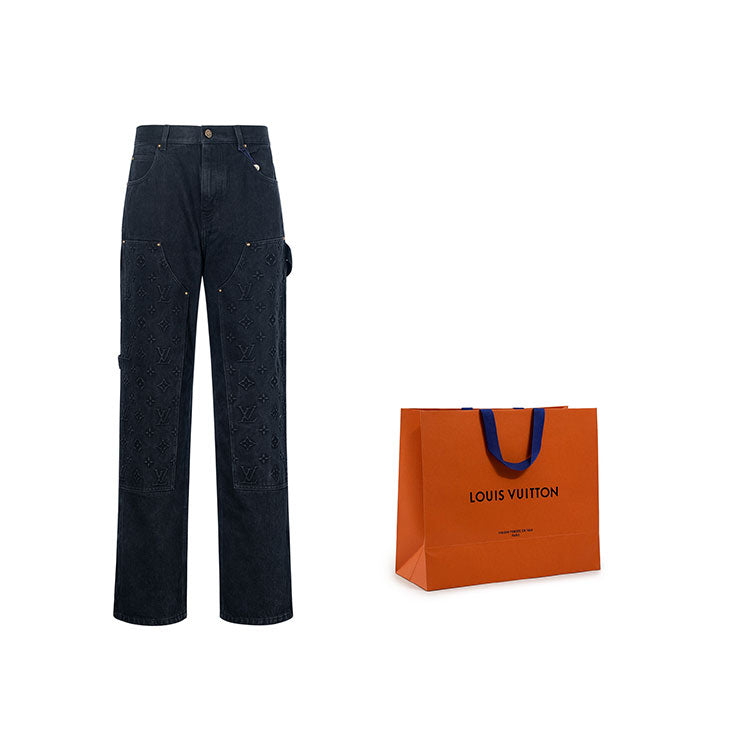 LOUIS VUITTON FW23 Jeans Men's Black