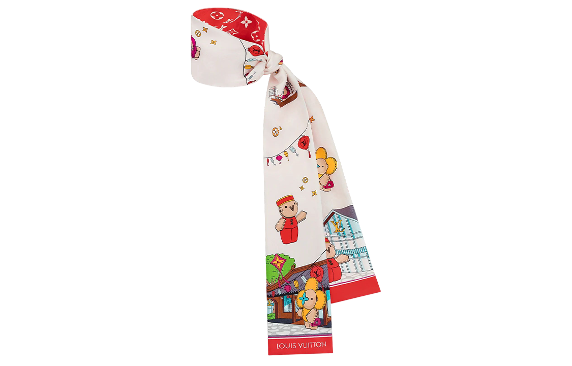 LOUIS VUITTON Silk Scarves Women's