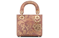 DIOR Lady Dior Sheepskin Daisie Bag Shoulder Bag Crossbody Bag Handbag Extra Mini Women's Pink/Gold