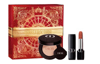 DIOR New Year Limited Lipstick Air Cushion Box Makeup Sets Easy To Blend Long-Lasting Brightening Skin Tone 3.5g+13g