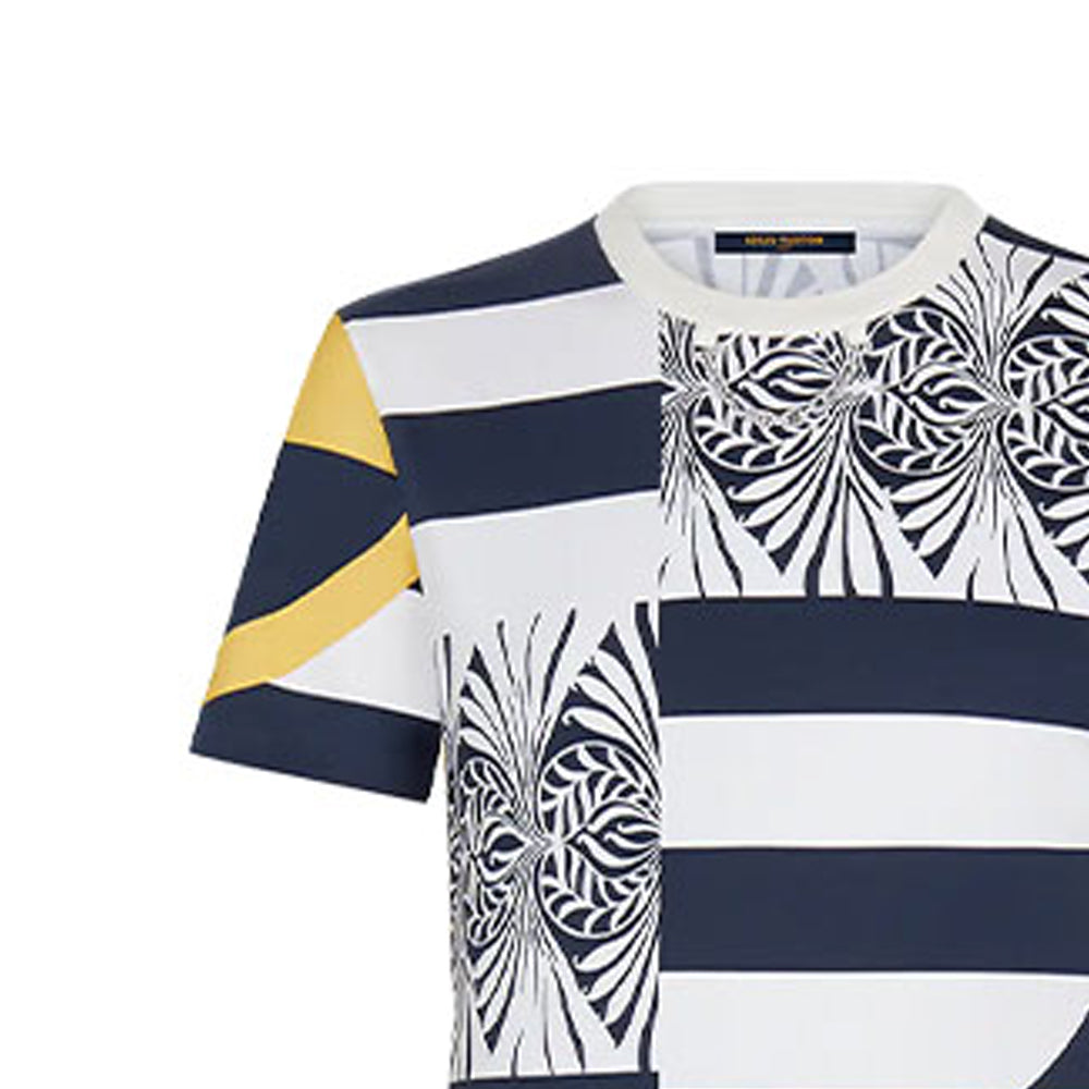 LOUIS VUITTON New Quarterly Products Of LV T Shirt Women's Blue