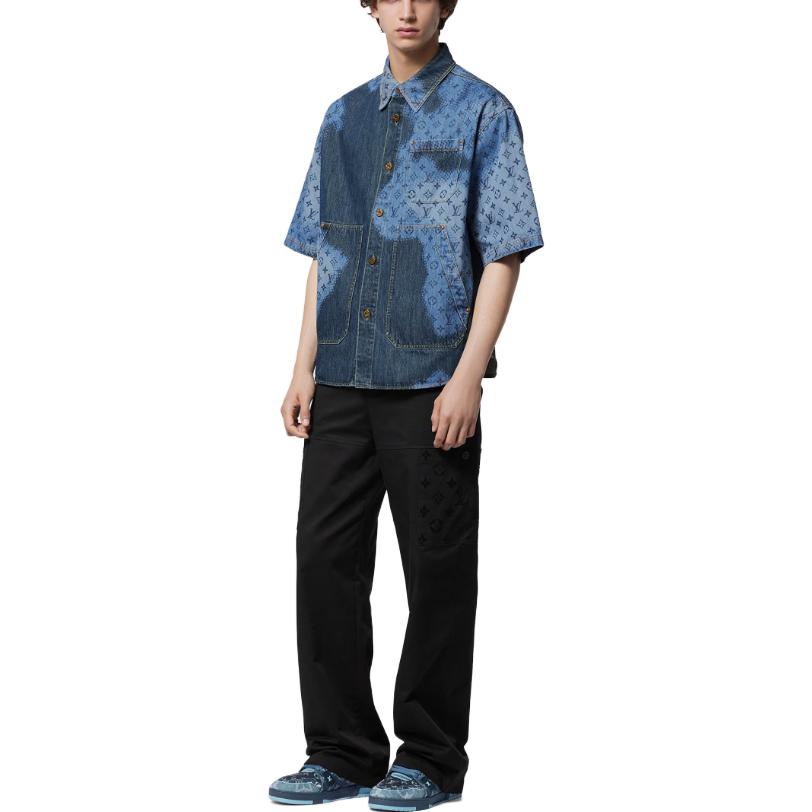 LOUIS VUITTON SS24 Shirt Men's Blue