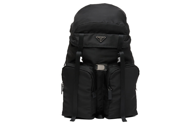 PRADA Leather Backpack Men's Black