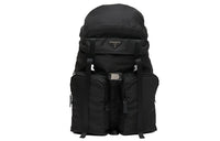 PRADA Leather Backpack Men's Black