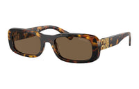 MIU MIU Tortoiseshell effect Rectangle frame Sunglasses