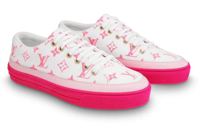 LOUIS VUITTON Lv Stellar Low Top Sneaker Pink/White Women's