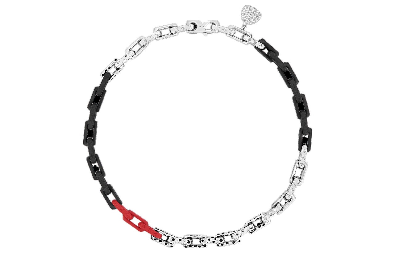 LOUIS VUITTON X Yayoi Kusama Monogram Chain Necklace
