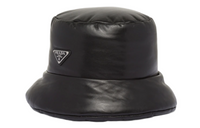 PRADA Logo-Enamelled Padded Designed Bucket Hat
