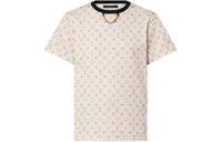 LOUIS VUITTON SS24 Drop Shoulder Sleeve T-Shirt Women's Beige