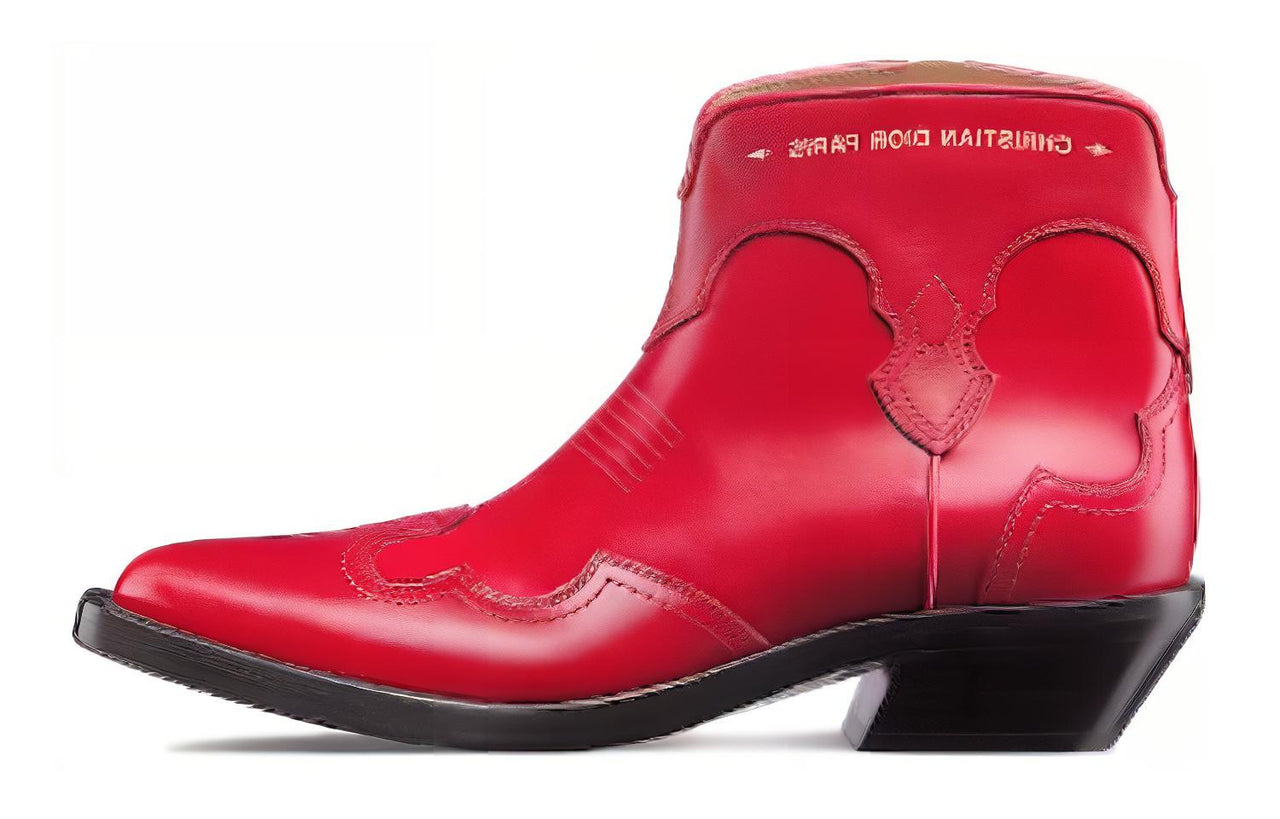 DIOR Ankle Boots 4.5cm Women's Red