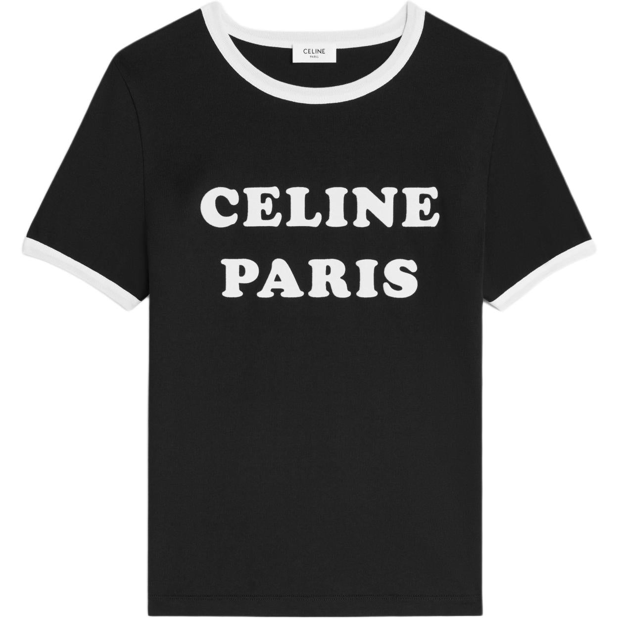CELINE SS25 Regular T-Shirt Women's Black