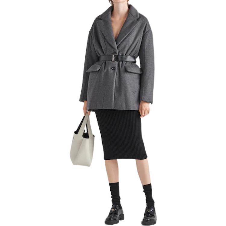 PRADA Jackets Women's Gray