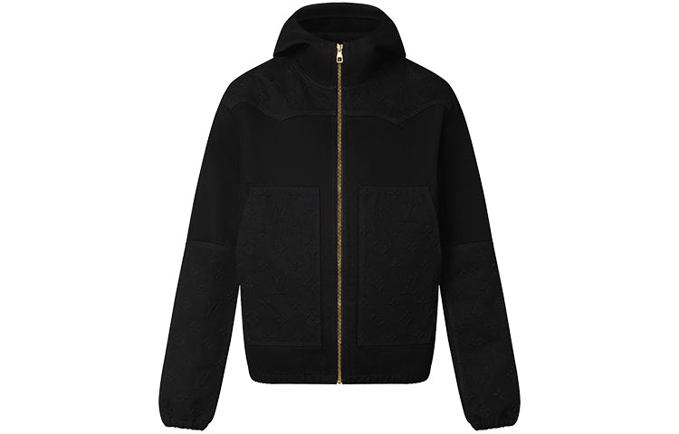 LOUIS VUITTON 2010s Monogram Zip up Hoodie