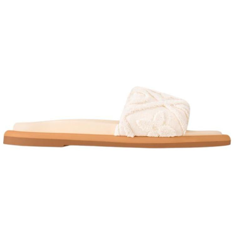 LOUIS VUITTON Bliss Slide Slippers Women's White