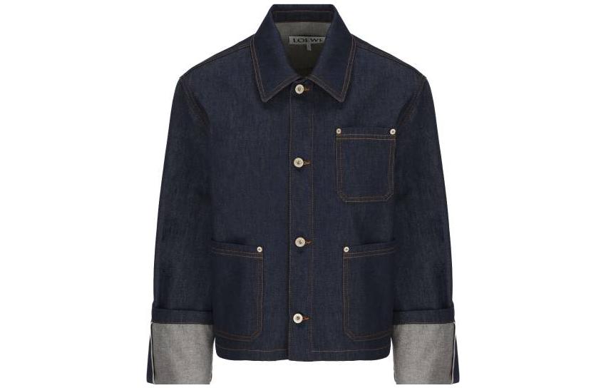 LOEWE Turn Up Jacket 'Raw Denim'
